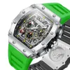 Onola mode multi -functioneel volledig automatisch mechanisch herenhorloge waterdichte tape horloge herenhorloge