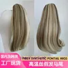 Designer parrucche di alta qualità Capelli per donne Tiger Claw Short Houch Evaseil parrucca piccole femmine arricciate di seta ad alta temperatura clip naturale