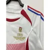 Soccer Sets TrackSuits Mens TrackSuits Football Jersey 2006 French Away White Dorosły Top Single Piece Jersey Size S-2xl