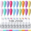 Kits Arte Clavo 10pcs/Set Gel Poleza de esmalte de uñas Semi Permanente Gel Híbrido Manicura Manicura Necesidad de la capa base Sumina las uñas de las uñas