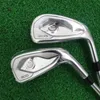 Mens Silvery TT200 Iron Set 200 Golf Irons Clubs 8pcs 39p RSSR Flex Steelgrafite Albero Assemblaggio con copertura per la testa 240422