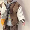 Pullover INS Fashion Baby Boy Baseball Jacket Spring Autumn Toddler Kids Thicken Coat Girls Sport Outwear Clothes 0-4Y Children OutwearL2404