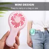 Andra apparater Mini Fan HandHeld USB Charging Fan Desktop Air Cooler Outdoor Travel Manual Fan Cooling Portable Ventilation Fan J0424