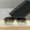 Óculos de sol quadrados moldura de metal dourado/gradiente cinza kudru homens mulheres tons de verão sunnies lunettes de soleil uv400 óculos