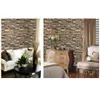 3D Stone Brick Wallpaper avtagbar PVC Wall Sticker Heminredning Konst Väggpapper för sovrum vardagsrum Bakgrund Decal5276451