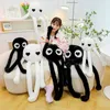 Plush Dolls Kids Companion Doll Cushion Long Arm Long Leg Octopus Plush Toy Funny Black Briquette Ragdoll PillowL2404