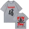 Herr t-shirts självmordoys o pesco camisa de manga curta rapper hip hop vero fan presente g59 y2k h240425
