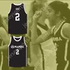 Nome personalizzato Youth/Kids Gigi 2 Mamba Ballers Black Basketball Jersey versione 2 S-6xl cuciti top 2