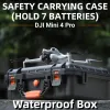 Bolsas Case impermeable para DJI Mini 4 Pro Carry Carry Box Mini 4 Pro Travel Storage Bag para DJI RCN1 Accesorios a prueba de explosión de drones RC