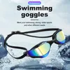 PHMAX Sports Schwimmbrillen Sportfarben Anti-Fog Schwimmbrille kein undichte breite Aussicht Erwachsener Männer Frauen Jugend 240417