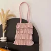 Shoulder Bags Shopper For Women Trend 2024 Cross Body Tote Tassels Bucket Womens Bag Korean Luxury Designer Woman
