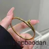 High -End -Schmuckbänder für Carter Frauen rein Silber rosariode goldene Nagelarmband für Männer und Frauen breit feine halbe Diamant Nicht -Diamant -Paar Armband Original 1: 1 mit Logo