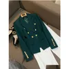 Costumes de femmes blazers femmes juin lèvres allmatch poussière rose vert bleu nue noire veste or