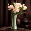 Vases |Ceramic Flower Table Place Flowers Sitting Room Small Pure And Fresh Contracted Home Decoration Vase