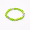 Bedelarmbanden dames 7 chakra bangle lichtgroene genezing kristallen steen yoga reiki bid mala armband sieraden cadeau