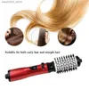 Curling Irons 2-in-1 professional automatic rotating 1000W hair dryer curler comb hot air brush straight styling tool 110V/220V Q240425