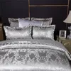 Ensemble de literie de luxe Claroom Jacquard Couvrette Cover Lit Cou Quilt King Queen High Quality Counter 240425