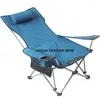 Camp Furniture Outdoor Folding Beach Chair Fishing Portable Recliner Camping Ultralight Travel Silla Playa Equipment QF50OC