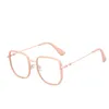 Lunettes de soleil Frames Fashion Square Anti-Blue Lunes Femmes 2024 Vintage Green Eyeglasses Cadre Female Optical Computer Spectacles