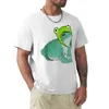 Men's Polos Froggie With Frog Hat T-Shirt Customizeds Hippie Clothes Summer Tops Cotton