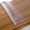 Teppiche Customized Fett Proof PVC Tischtuch Transparenz wasserdicht für Essabdeckungen
