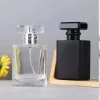 Bouteilles 5pcs 10pcs 20pcs 50 ml de parfum noir transparent bouteilles de voyage de poche de poche