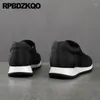 Casual schoenen Trend Breathable Plain Men Solid Athletic China Trainers Sneakers Comfort Sport Skate Summer Ouderen Slip op Flats