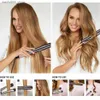 Керлинг Irons 2-в-1 выпрямитель и Curler Twisted Greater и Curler Professional Ion Ion Fast Pasting и формирование плоского железа Q240425