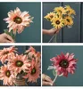 Decorative Flowers 42cm Artificial Sunflower Long Stem Silk Fake Sunflowers Decoration For Outdoor Home Wedding Birthday Party Single Bulk