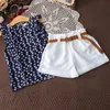 Kids Baby Girls Clothing Clothes T-shirt Vest Top + Shorts