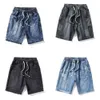 Surfras Jeans Men Summer Summer Casual Streetwear Cotton Denim Pant Larege Tamanho 8xl Pants Haruku 210713 S