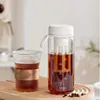 Tumblers Cold Extraction Coffee Cup Portable Soaking Juice Filter Cups No Leakage Tea Leaf Bottle With Strap Lifter Drinkware H240425