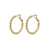 Stud 2024 New Arrival Metal Circle Hoop Earrings for Woman Simple Irregular Small Round Statement Earrings Jewelry Gifts Brinco