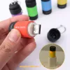 Mini Torch LED -laddningsbar ficklampa Portable Keychain Rotary Switch Waterproof Outdoor Camping Emergency Ficklight