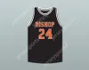 Nom personnalisé jeune / enfants Jack Cunningham 24 Bishop Hayes Tigers Away Basketball Jersey Le chemin Back Top cousé S-6XL