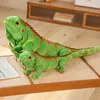 Gevulde pluche dieren 65 cm gesimuleerde Mane Lizard Doll Chameleon Plush Toy Creative Boy Pillow Doll Birthday Gift Rag Doll