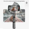 Pinnar xiaomi handhållna gimbals 360 ° rotation selfie stick foto stabilisering stativ med belysning trådlös bluetooth fjärrkontroll