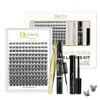 Ложные ресники Quewel Diy Cluster Lashes Kit 144pcs Clasters Lash с связью с связью с связя