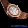 APTHLEISURE WURS RELISÃO ROYAL OAK 26574Or Blue Plate Máquinas automáticas Mens de 41 mm 18K Rose Gold Gold TrouppiPle