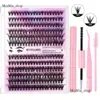 DIY Individual Faux Mink Lash 40D-0.07D-9-16Mm Mix 240 Clusters False 30D 40D Lashes Cluster Eyelash Extensions 161