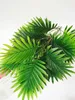 1pc 24 Feuilles plante artificielle Hibiscus arbre tropical décoratif de la branche verte bouquet feuillage décoration de maison 240425