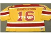 740S 16 Derek Sanderson Philadelphia Blazers 1973 WHA Retro Hockey Jersey eller Custom något namn eller nummer Retro Jersey5153970