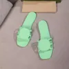 Дизайнерские слайды переполняют сандалические женщины резиновые сандалии летние пляжные туфли на открытом воздухе Slider Cool Slipers Fashion Flat Fip Flops с коробкой 02