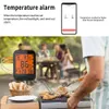 Tuya Digital Bluetooth Smart BBQ Thermometer LCD -Bildschirm Küche Kochen Fleisch Thermometer Wassermilchöltemperaturmesser 240423