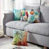 Pillow Case Branch Bird Flower Leinenkoffer Sofa Kissenbezirk Home Dekoration kann für Sie angepasst werden. 40x40 50x50 60x60 45x45 T240422