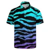 Polos Hawaii Polo 3D Print Funny Funny Quality Men Vêtements Summer Casual Short Sleeved Loose Surdimension Tops Tee
