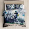 sets Motorcycle Bedding Sets Motorcycle Duvet Cover Bed Set NO Bed Sheet Housse Couette Literie Copripiumone Con Motocykl Single King