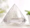 New Transparent Plastic Diamond Shape Favor Packaging Boxes Wedding Reception Decoration Candy Box Creative Candy Boxes3698614