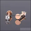 Stud 1pc Chirurgischer Stahl Zirkon Edelsteinohr Ohrknorpel Tragus Helix Piercing Labret Lippenstollen Ring Innen Faden 16g Körperschmuck 1880 Dhaxy