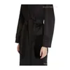 Manteau en manteau de femme en cachemire manteau de luxe maxmaras femme à crouppe noire cachemire